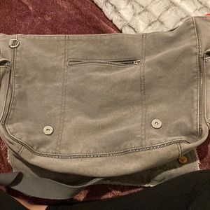 Gray Chihuahua messenger bag